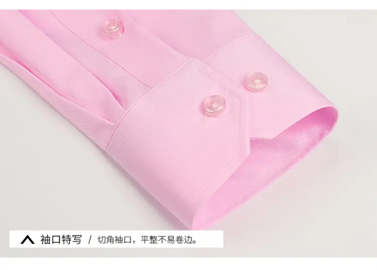 White Formal Shirt with Pearl Button & Anti-Wrinkle Fabric — feature 24