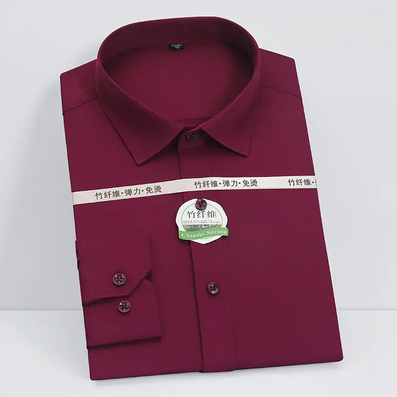 White Formal Shirt with Pearl Button & Anti-Wrinkle Fabric - Image 6