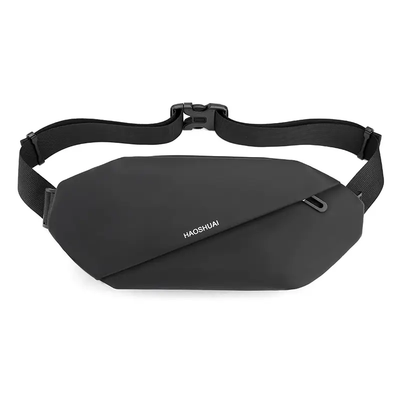 Men's Multi-functional Chest Bag Black Large Capacity - Image 2