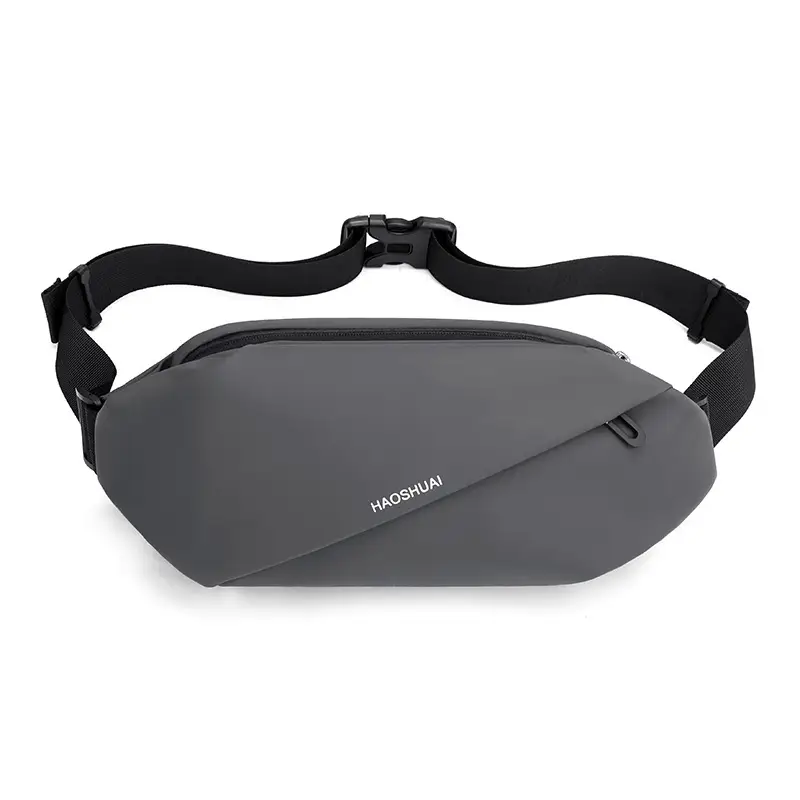 Men's Multi-functional Chest Bag Black Large Capacity - Image 3