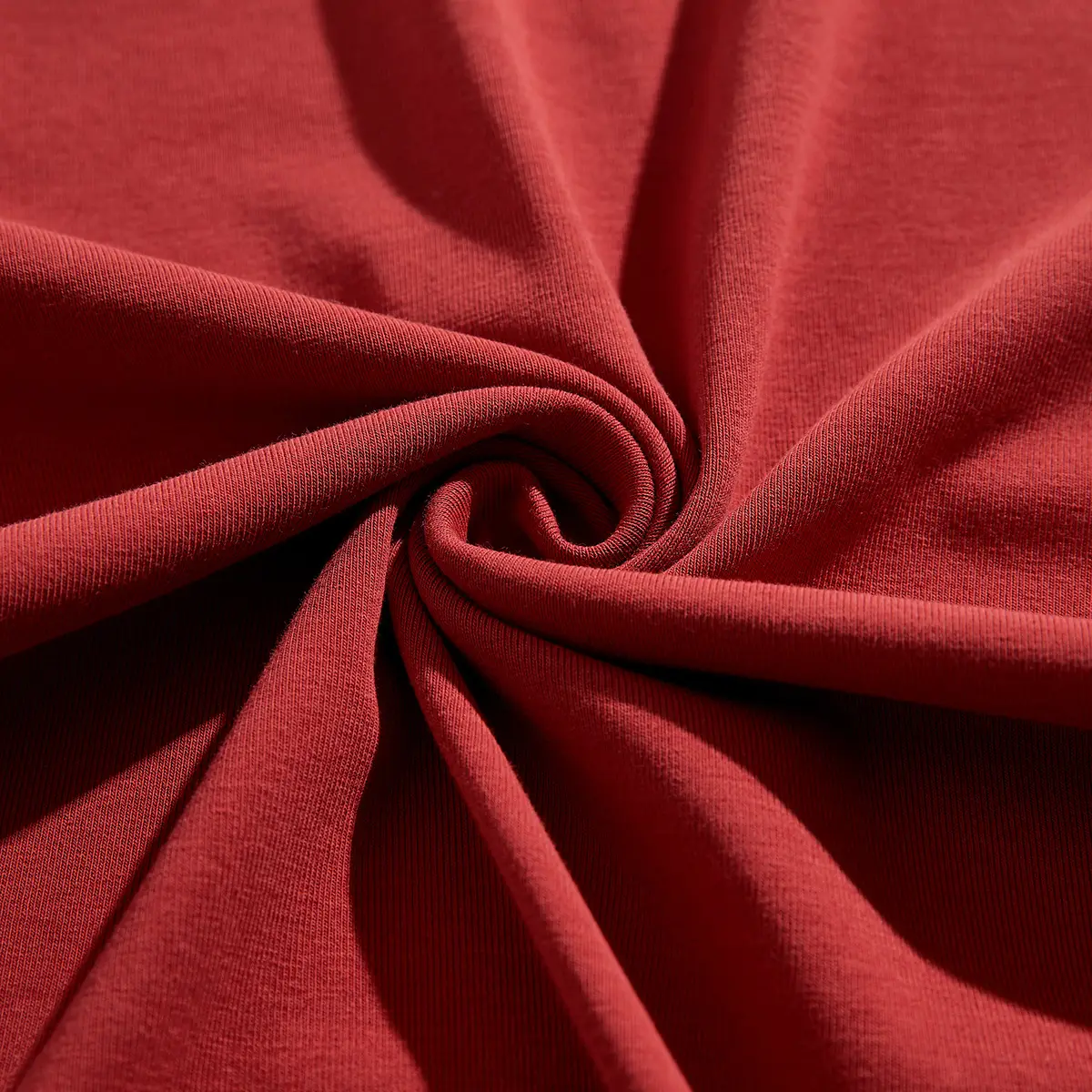 Men Red Sleeveless Waist T-Shirt - Image 5