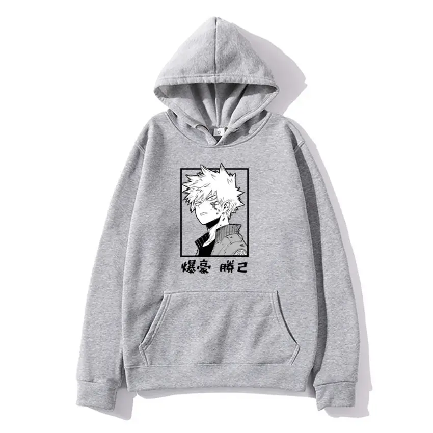 Orange My Hero Academy Hoodie for Men