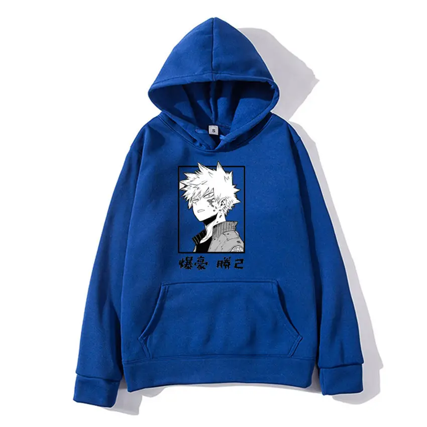 Orange My Hero Academy Hoodie for Men