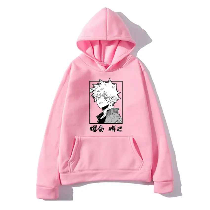 Orange My Hero Academy Hoodie for Men
