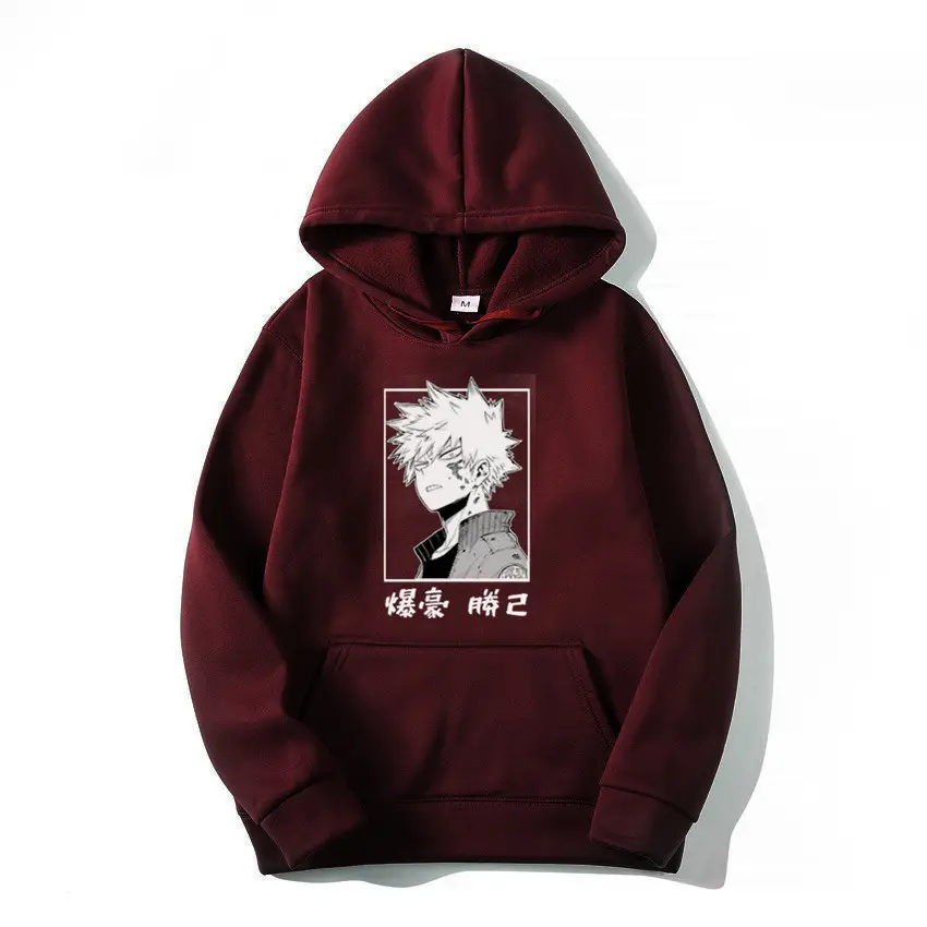 Orange My Hero Academy Hoodie for Men