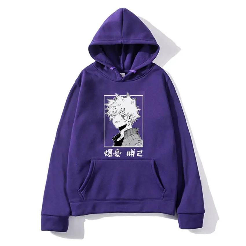 Orange My Hero Academy Hoodie for Men