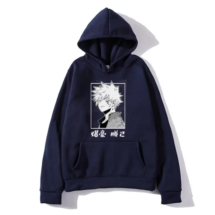 Orange My Hero Academy Hoodie for Men