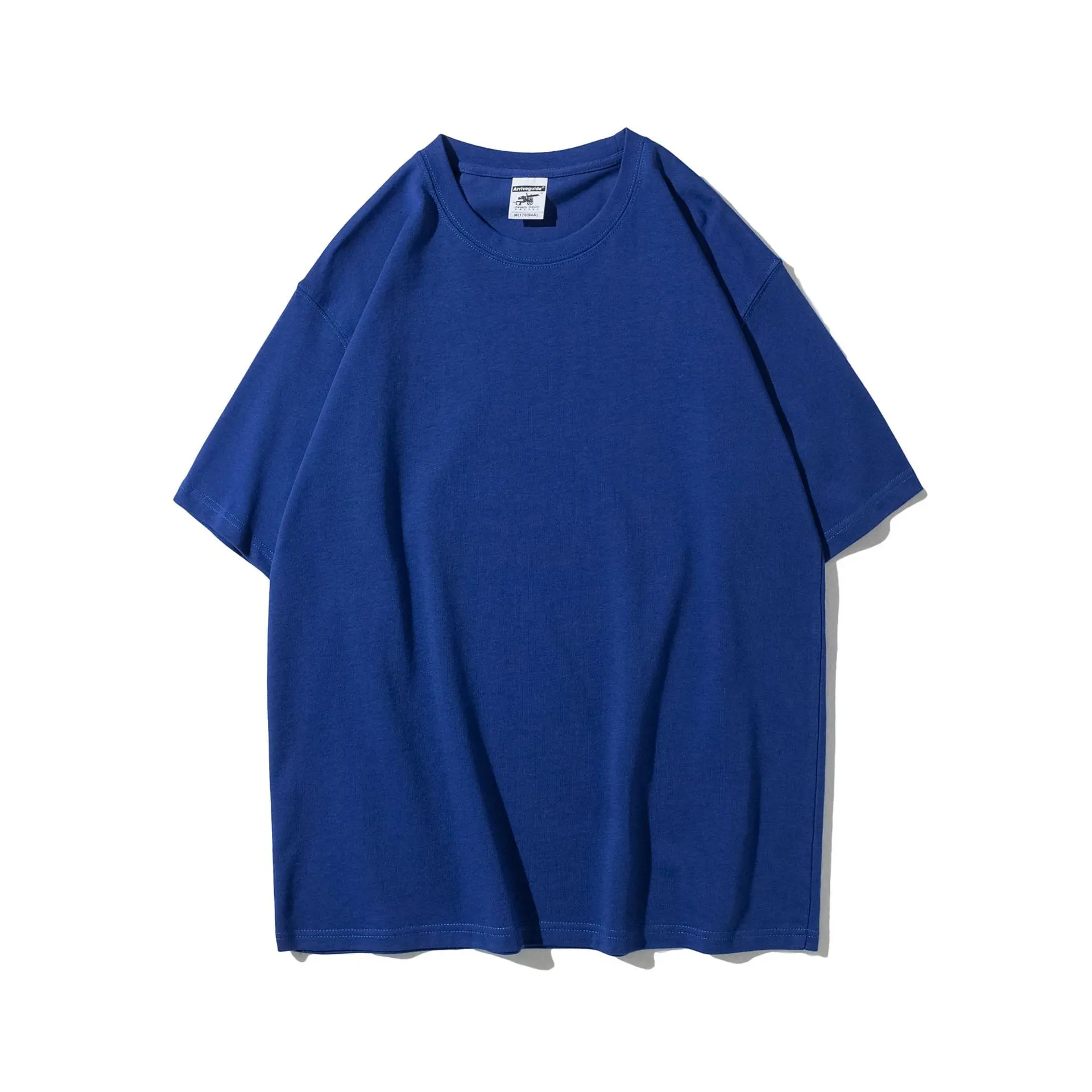 Men's 280g Heavy Blue Crewneck T-Shirt - Image 9