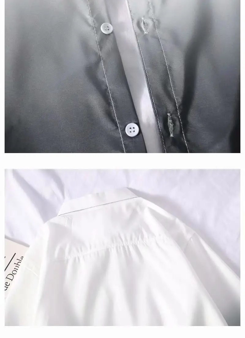 Japanese-style Gradient Long Sleeve Shirt for Boys — feature 7