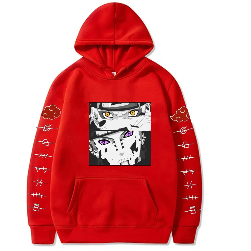 Pink Fleece Hoodie with Crosshair Print for Men Women - Image 9