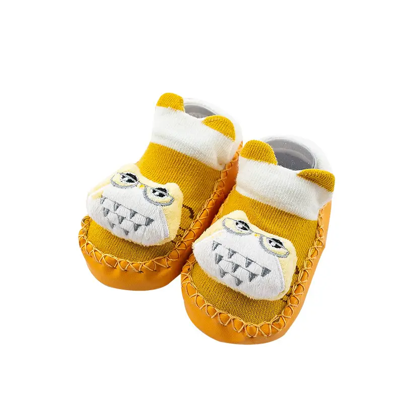 Cute Cartoon Cat Baby Floor Socks Blue Non-Slip - Image 17