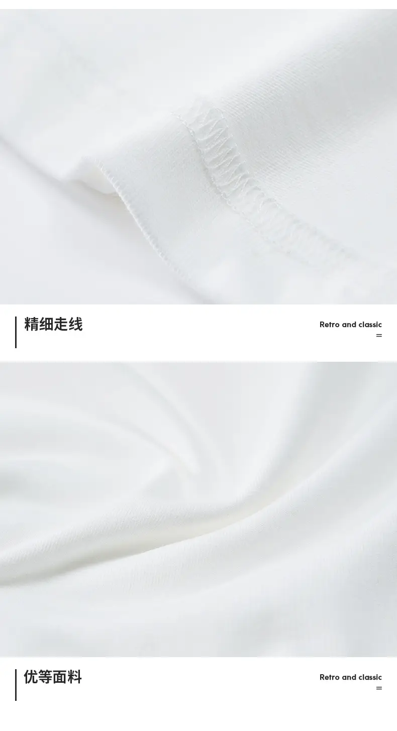 Men Black Cotton T-Shirt 270g Heavyweight — feature 19