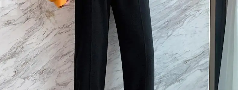 Pregnant Women Fleece Lined Leggings Black — feature 50
