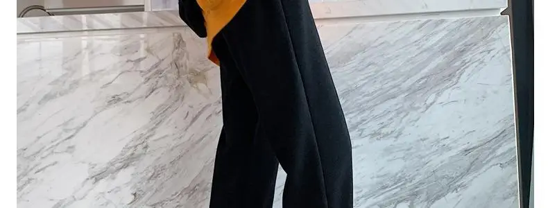 Pregnant Women Fleece Lined Leggings Black — feature 54