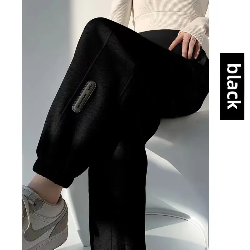 Pregnant Women Fleece Lined Leggings Black - Image 27