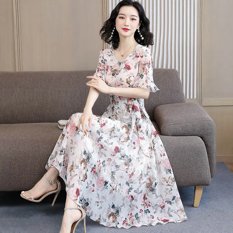Floral Cross-Border Dress for Women Summer 2025 - Image 4