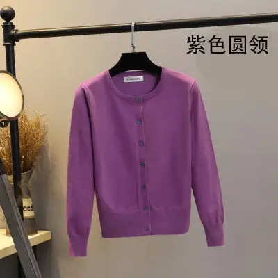 Women V-Neck Knit Cardigan White 2026 - Image 4