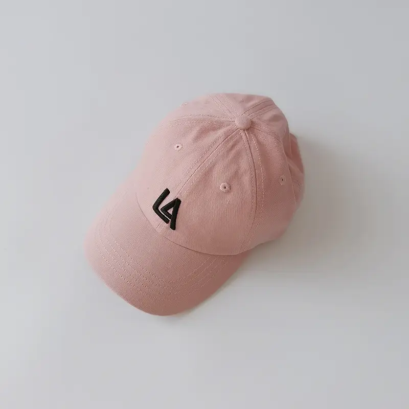 Blue Korean Letter Pan Hat for Boys Girls - Image 2