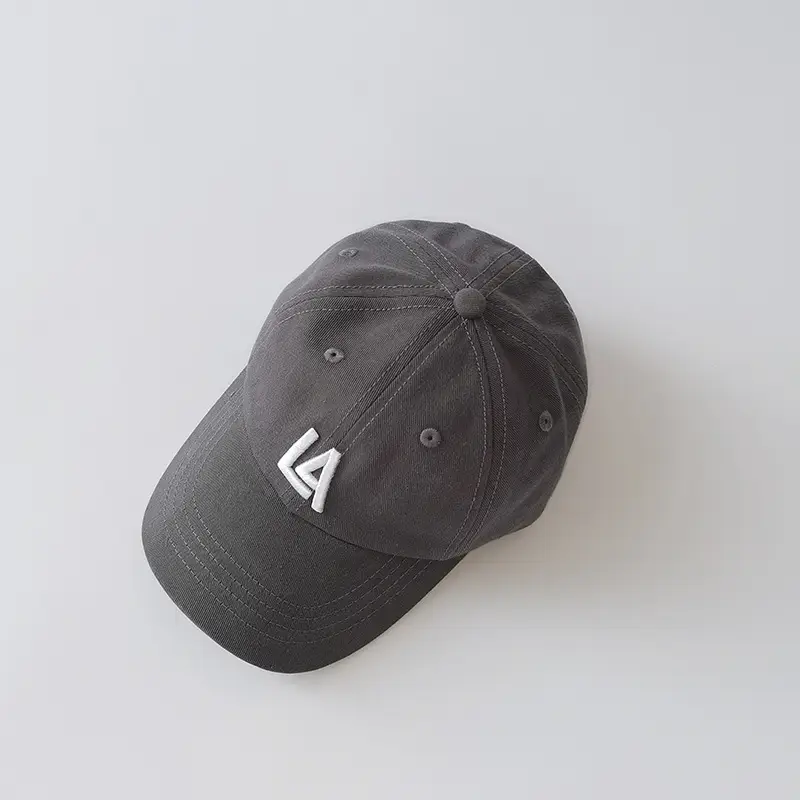 Blue Korean Letter Pan Hat for Boys Girls - Image 5