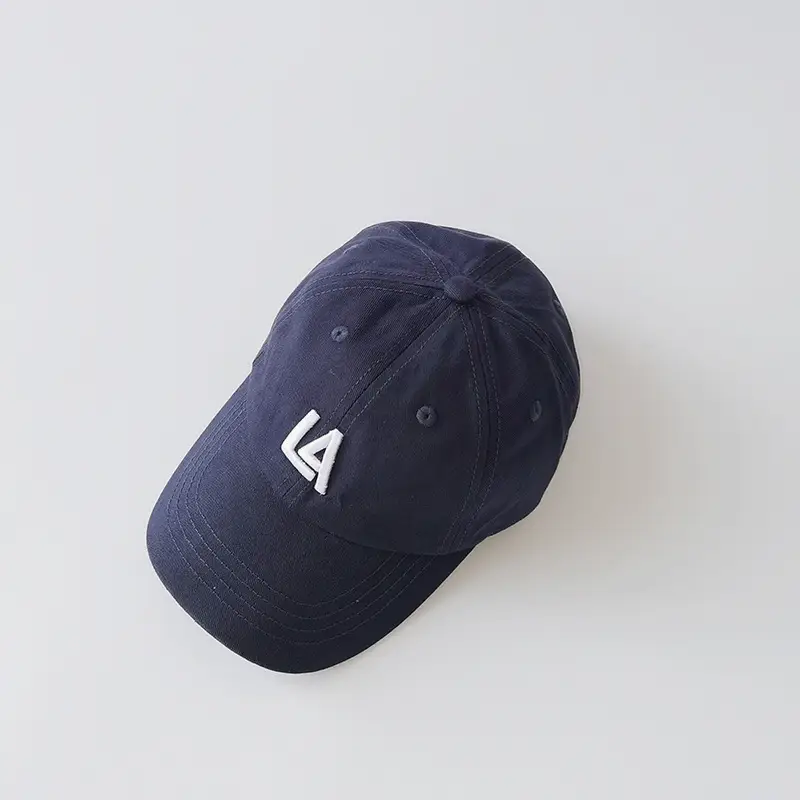 Blue Korean Letter Pan Hat for Boys Girls - Image 6