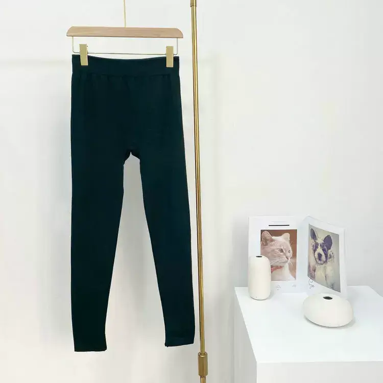 Navy Blue Slim Fit Leggings Bamboo Fiber 2022 — feature 12
