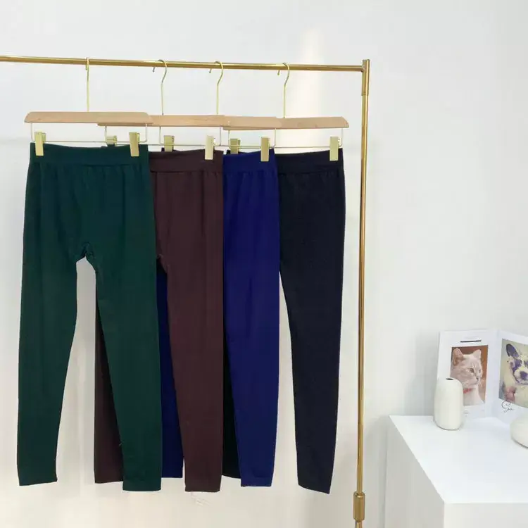 Navy Blue Slim Fit Leggings Bamboo Fiber 2022 — feature 6