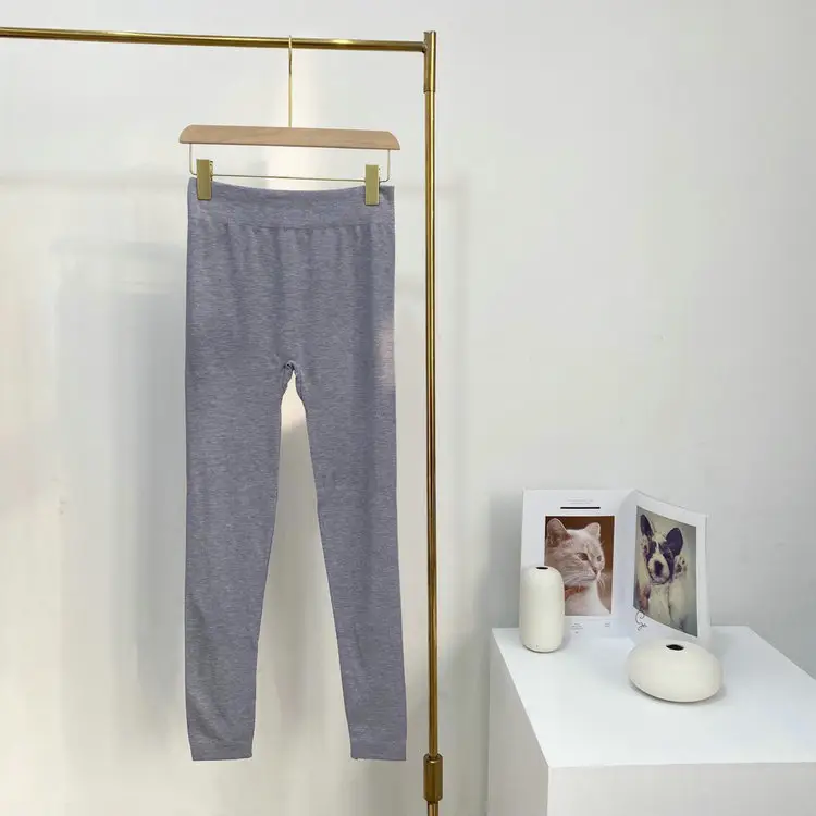 Navy Blue Slim Fit Leggings Bamboo Fiber 2022 - Image 4