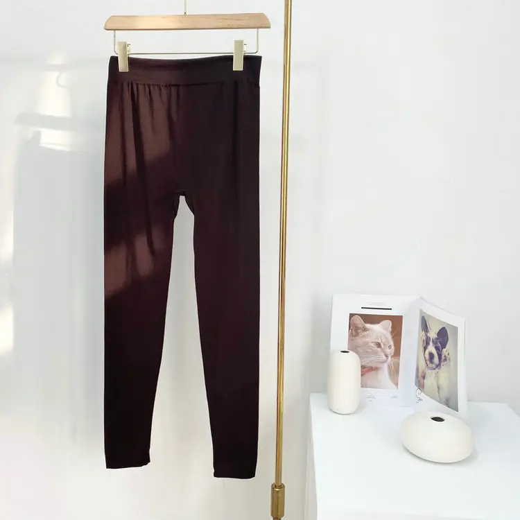 Navy Blue Slim Fit Leggings Bamboo Fiber 2022 - Image 6