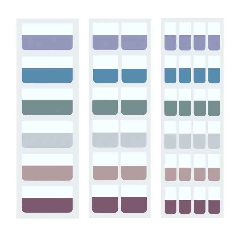 Morandi Index Stickers Small Card Pagination Labels Can Be Written Creative Students with Colorful Sticky Notes Instruction Stickers