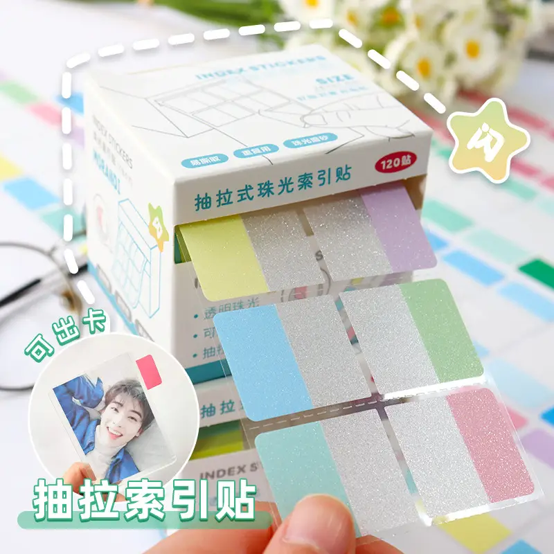 Morandi Index Stickers Small Card Pagination Labels Can Be Written Creative Students with Colorful Sticky Notes Instruction Stickers — feature 15