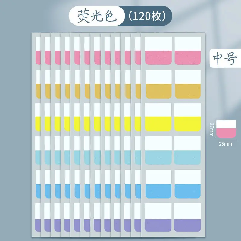 Morandi Index Stickers Small Card Pagination Labels Can Be Written Creative Students with Colorful Sticky Notes Instruction Stickers