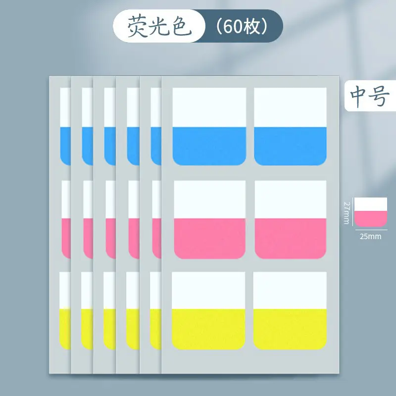 Morandi Index Stickers Small Card Pagination Labels Can Be Written Creative Students with Colorful Sticky Notes Instruction Stickers