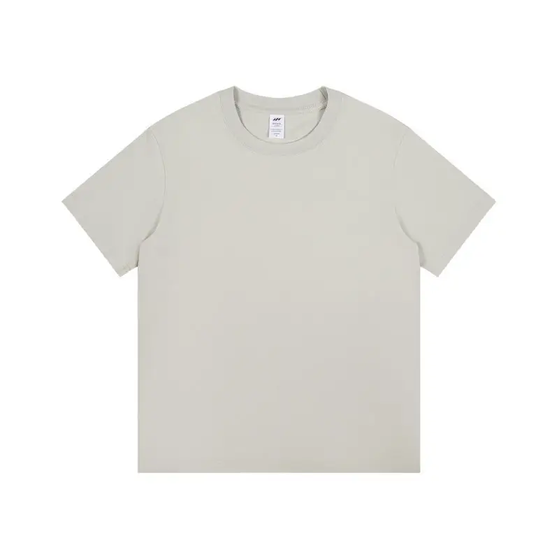 Men 2025 Cotton T-Shirt Grey Solid 100cm - Image 37
