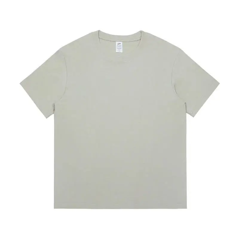 Men 2025 Cotton T-Shirt Grey Solid 100cm - Image 16