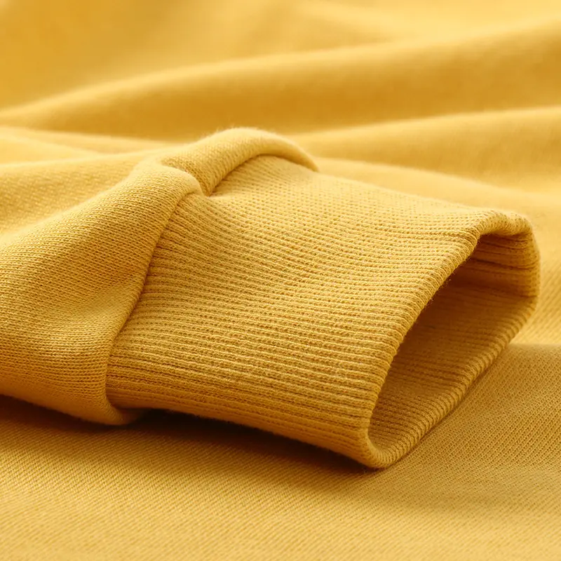 Children's Yellow Terry Long Sleeve T-Shirt - Image 12