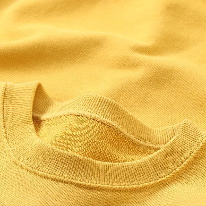 Children's Yellow Terry Long Sleeve T-Shirt - Image 13