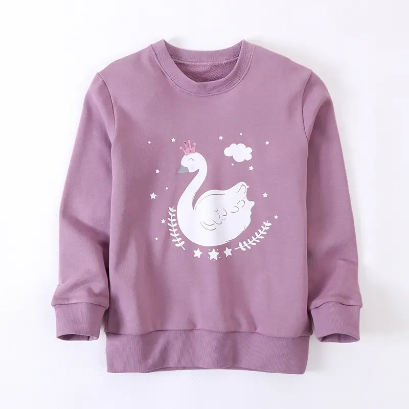 Children's Yellow Terry Long Sleeve T-Shirt - Image 3