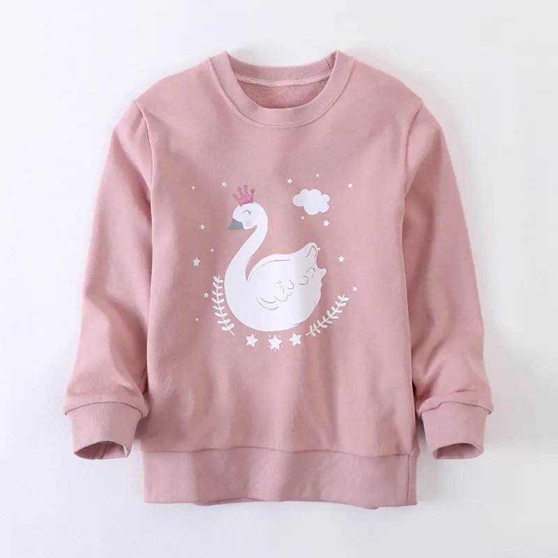 Children's Yellow Terry Long Sleeve T-Shirt - Image 4