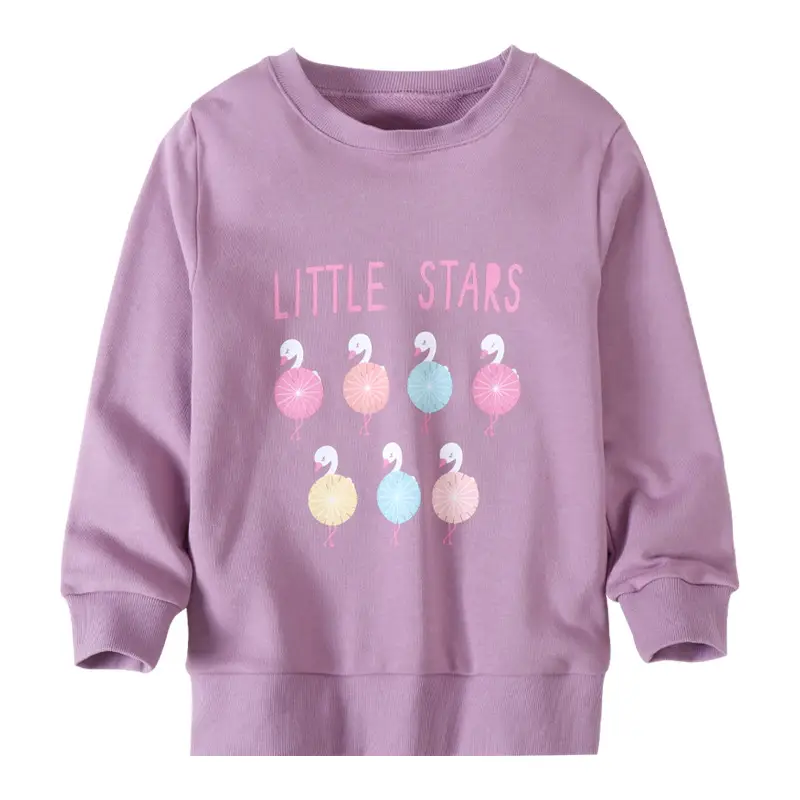 Children's Yellow Terry Long Sleeve T-Shirt - Image 5