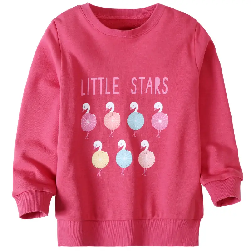 Children's Yellow Terry Long Sleeve T-Shirt - Image 6