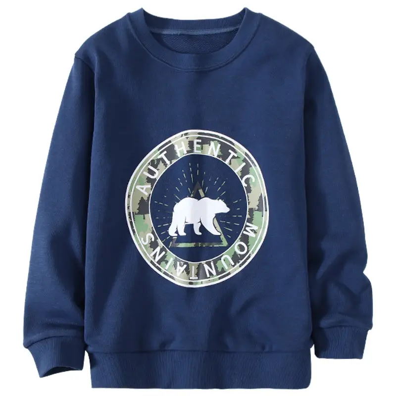 Children's Yellow Terry Long Sleeve T-Shirt - Image 8