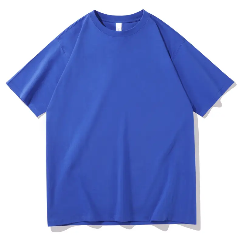 Heavy Duty Blue Cotton T-Shirt for Men