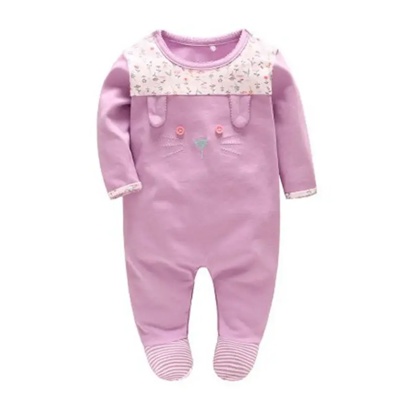 Baby Girl Floral Jumpsuit Pink White Long Sleeve - Image 16