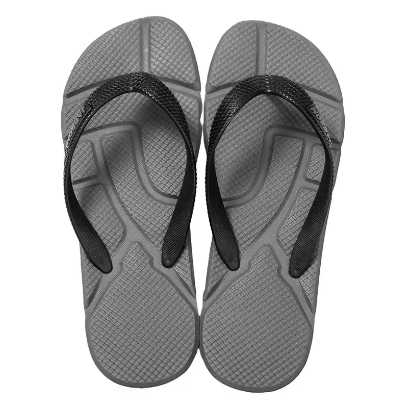 2021 Men's Black Soft Sole Flip Flops Large