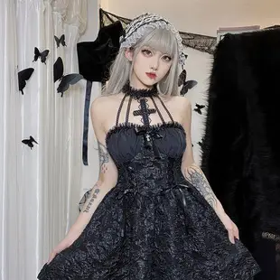 Black Lace Navel Vest Women's Dark Summer Top — feature 4