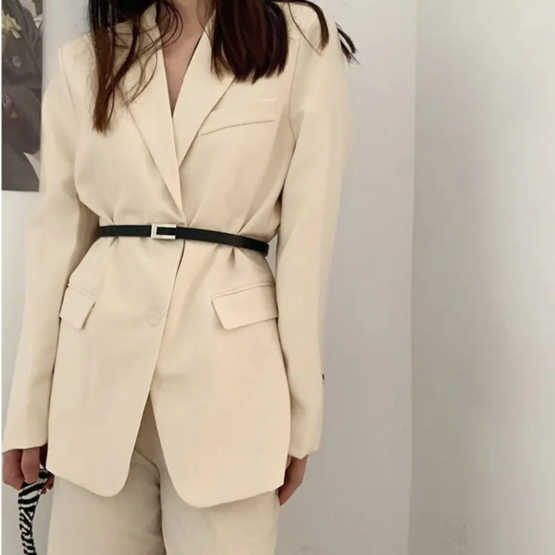 Off-White Blazer Jacket for Women 2026 Autumn Style - Image 7