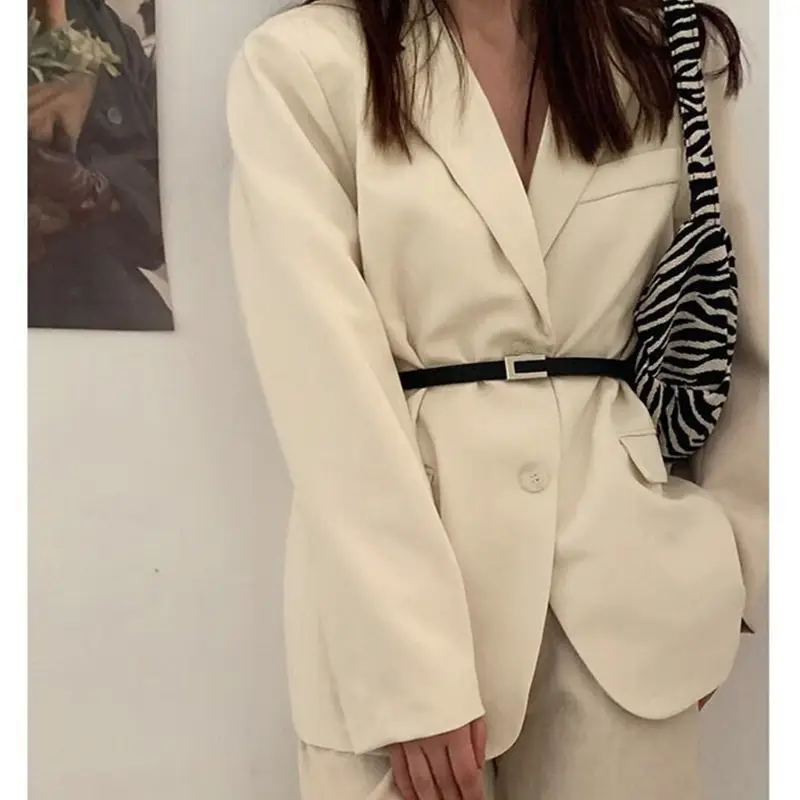 Off-White Blazer Jacket for Women 2026 Autumn Style - Image 8