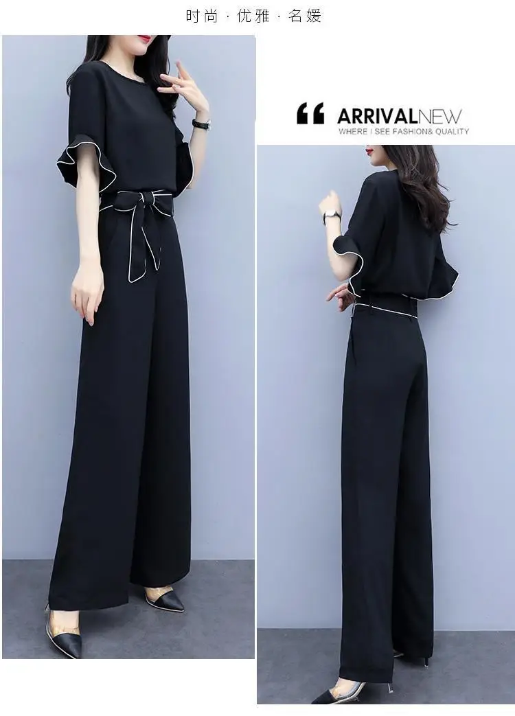 Women Black Wide Leg Pants Suit Summer 2026 — feature 17