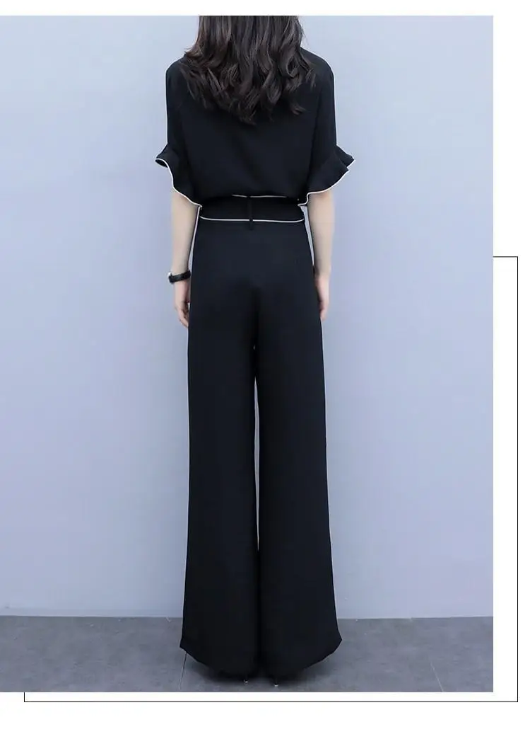 Women Black Wide Leg Pants Suit Summer 2026 — feature 18