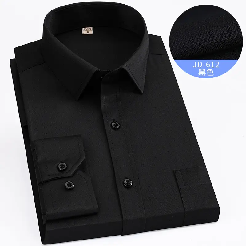 Striped Long Sleeve Business Shirt for Men